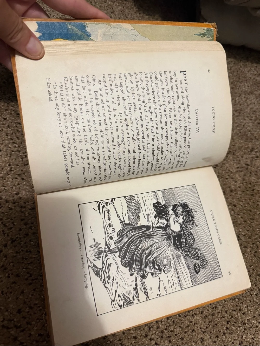 Classic Kids' 1932 vintage book - My uncle Toms cabin